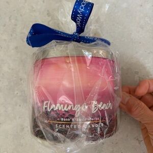 😱😍 Brand New BATH & BODY WORKS FLAMINGO BEACH  SCENTED CANDLE
